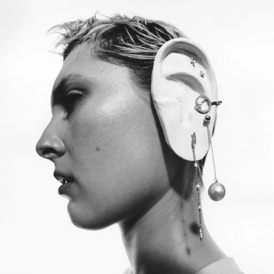 "Anissa Kermiche Women's Girl With A Pearl Earrings Jewelry Inspired by Classic Art"