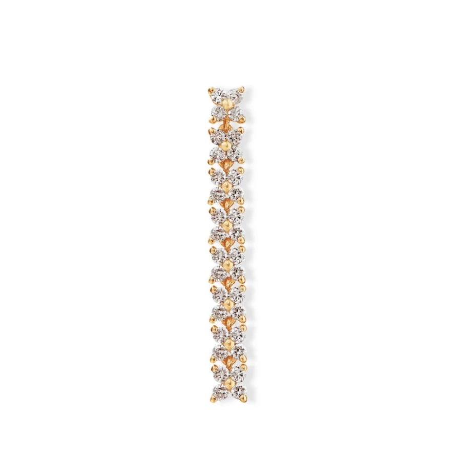 Anissa Kermiche Bronte Dore Infinity Earrings for Women - Gold Hoop Earrings