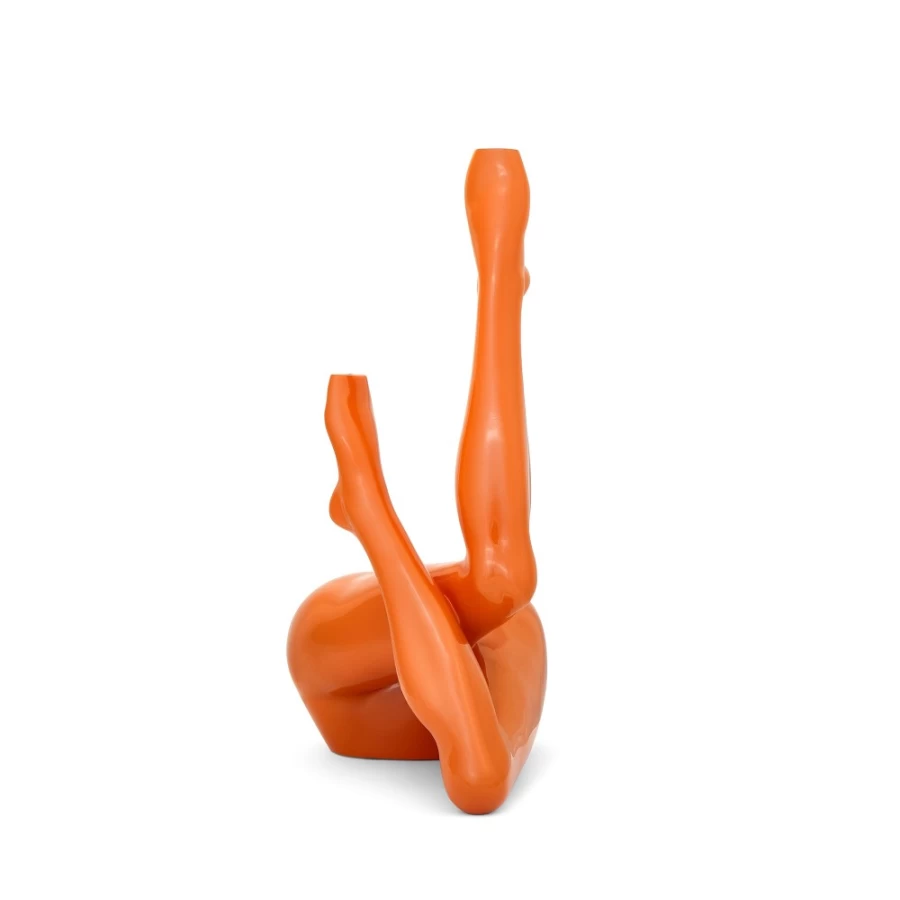 Anissa Kermiche Legs 11 Orange Sculpture - Contemporary Art & Decor