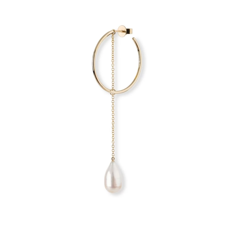 Anissa Kermiche Pearl Drop Earrings for Women - Elegant Dangle Earrings with Pearl Details