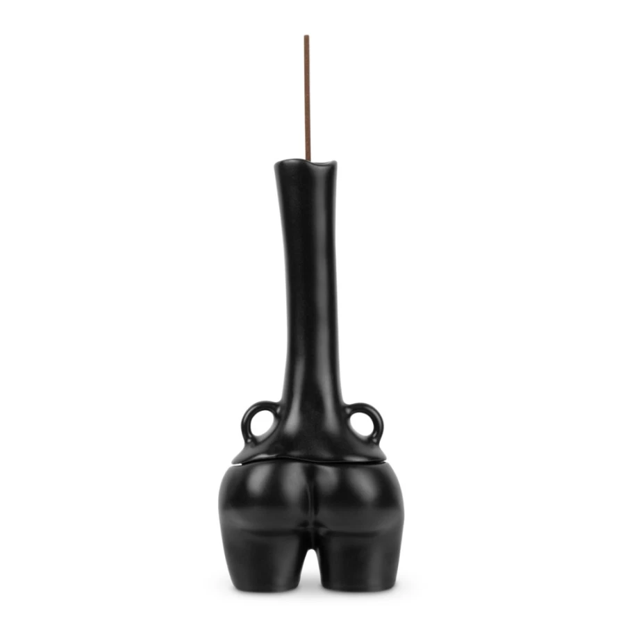 Anissa Kermiche Love Handles Incense Holder - Elegant Ceramic Home Decor for Aromatherapy & Gifting